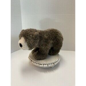 Vintage Avanti Brown Grizzly Bear Plush 12" Stuffed Animal Toy 1982